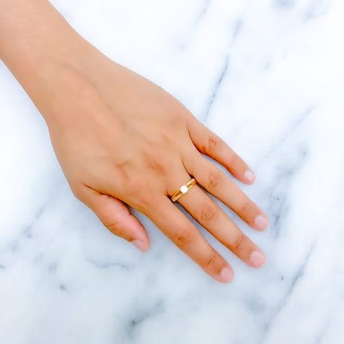 Dainty Evergreen CZ Ring - Image 5