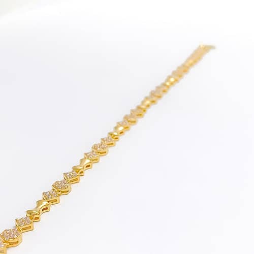 Reflective Delicate CZ Bracelet - Image 5