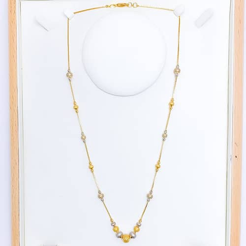 Bold Graduated Sphere Chain 22" - Image 3