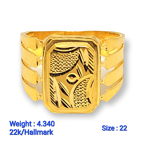 Gold Gents Ring