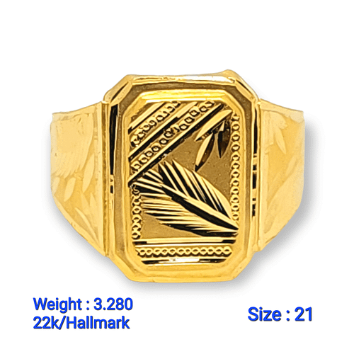 Gold Gents Ring