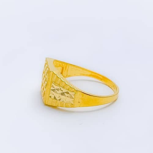 Magnificent Oval Accented Men's Ring - Image 2