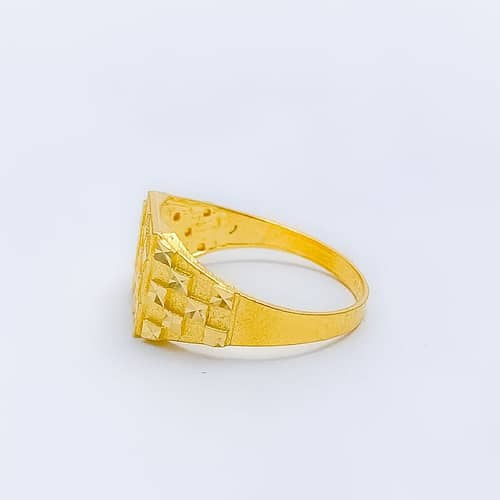 Exclusive Etched Men's Ring