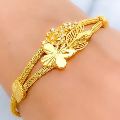 Elegant CZ Accented Bracelet - Image 2