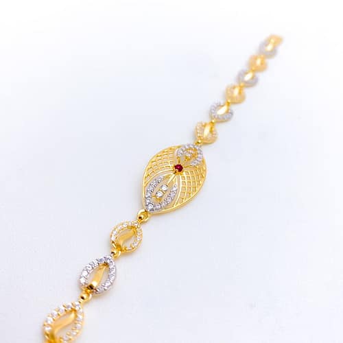 Ritzy CZ Link Bracelet - Image 4