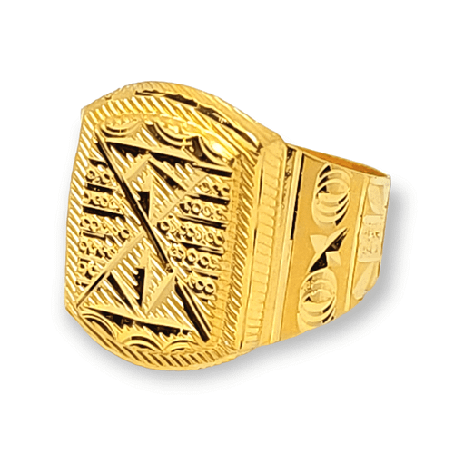 Gold Gents Ring - Image 3