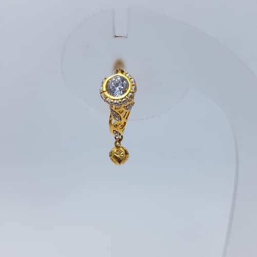 Uniquely Designed Scarlet Gold Bali Pair - Image 3
