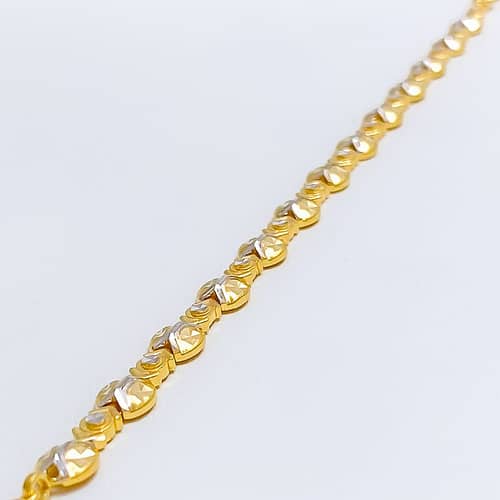 Distinct TwoTone Omega Bracelet - Image 4