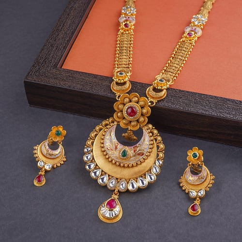 Long Antique Ranihar Sets