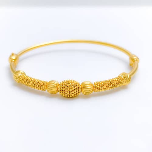 Upscale Beaded Bangle Bracelet - Image 4