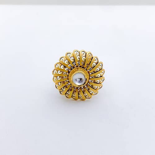 Grand Antique Flower Ring