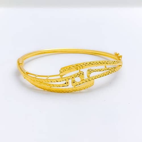 Modern Omega Bangle Bracelet - Image 5