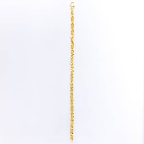 Dressy Golden Leaf Bracelet - Image 4