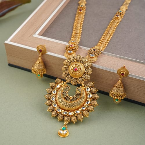 Long Antique Ranihar Sets