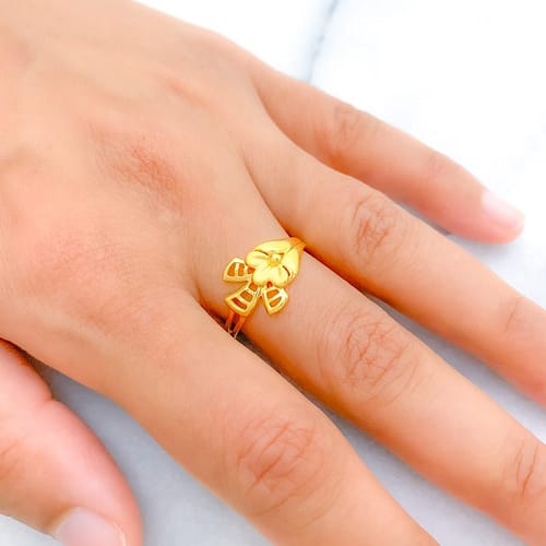 Elevated Floral Ring - Image 2
