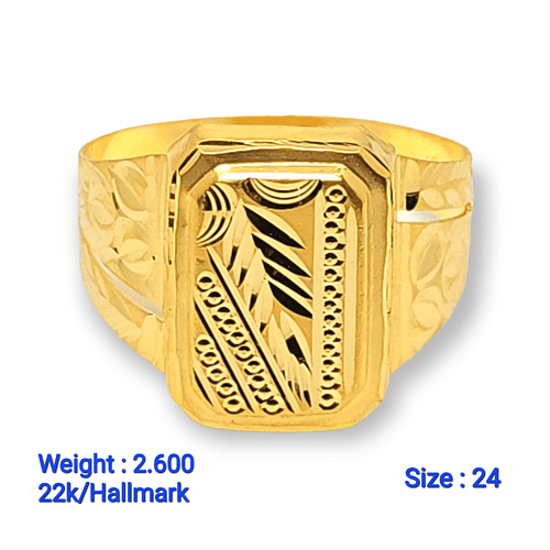 Gold Gents Ring