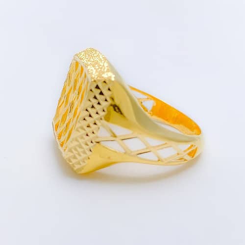 Exclusive Jali Style Men's Ring - Image 2