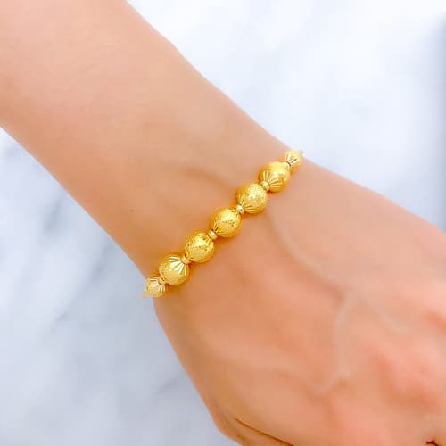 Upscale Disco Ball Wire Bracelet - Image 2