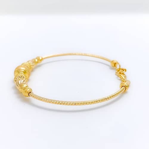 Sophisticated MultiBead Bangle Bracelet - Image 5