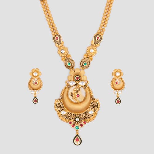 Long Antique Ranihar Sets