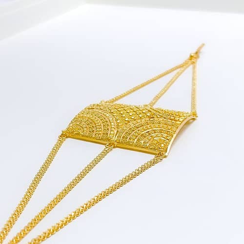 Intricate Jali Statement Bracelet - Image 4
