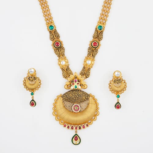 Long Antique Ranihar Sets