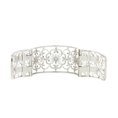 Detailed Floral Bracelet - Image 8