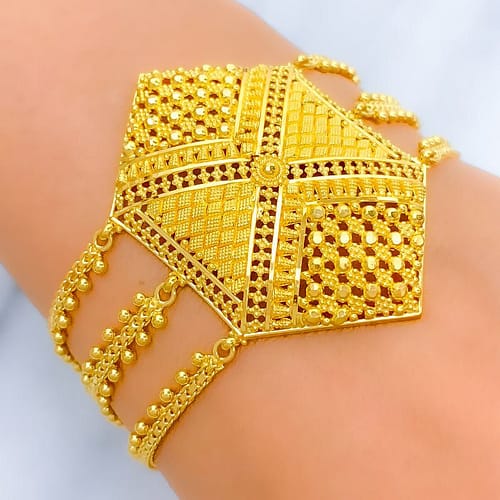 Exclusive Hexagon Statement Bracelet