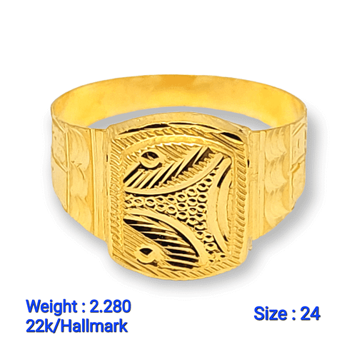 Gold Gents Ring