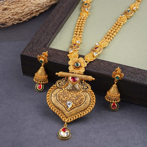 Long Antique Ranihar Sets