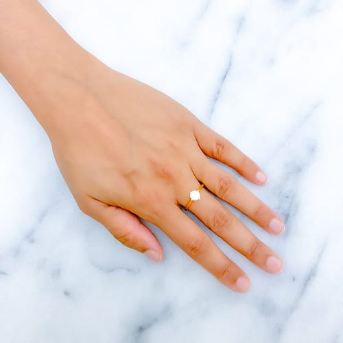 Timeless CZ Stone Ring - Image 4
