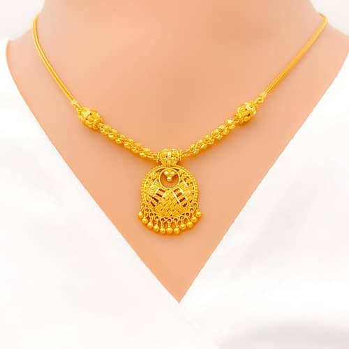 Festive Upscale Necklace Set - Image 6