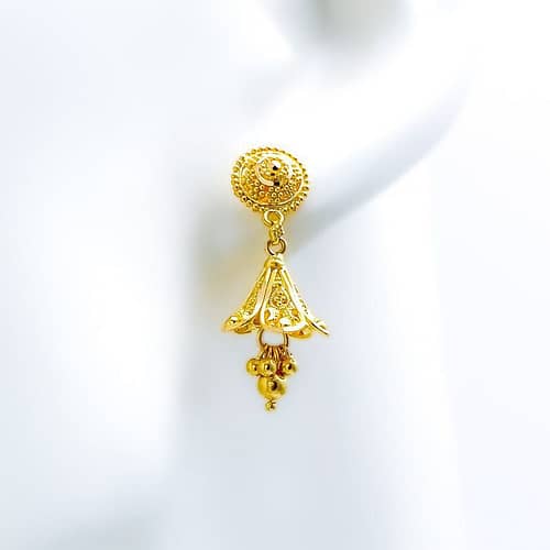 Petite Open Flower Earrings