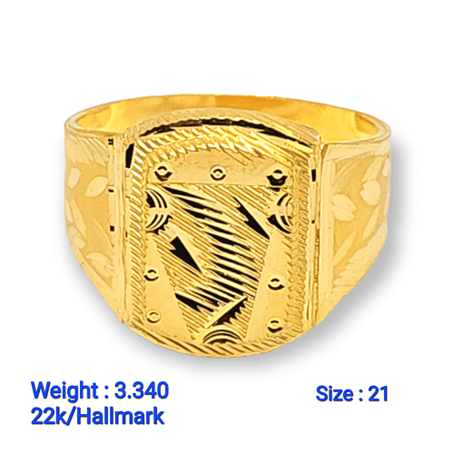 Gold Gents Ring
