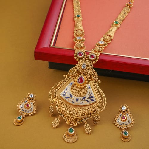Long Antique Ranihar Sets