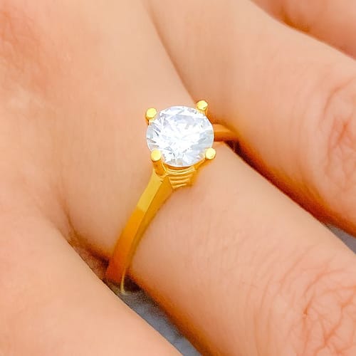 Timeless CZ Stone Ring - Image 2