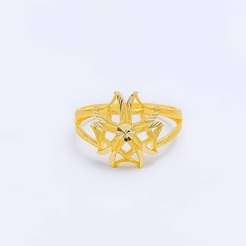 Fancy Vintage Flower Ring - Image 5