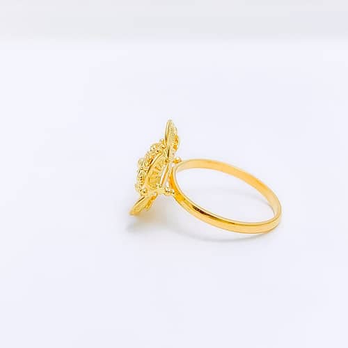 Stylish Blooming Flower Ring - Image 2
