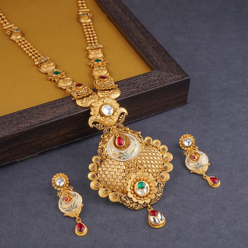 Long Antique Ranihar Sets