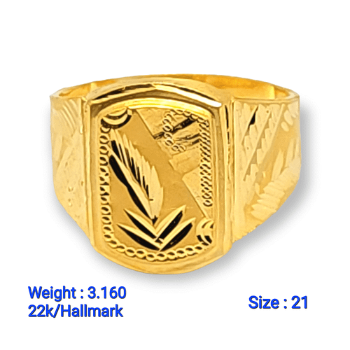 Gold Gents Ring