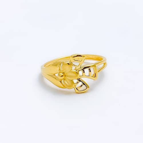 Elevated Floral Ring
