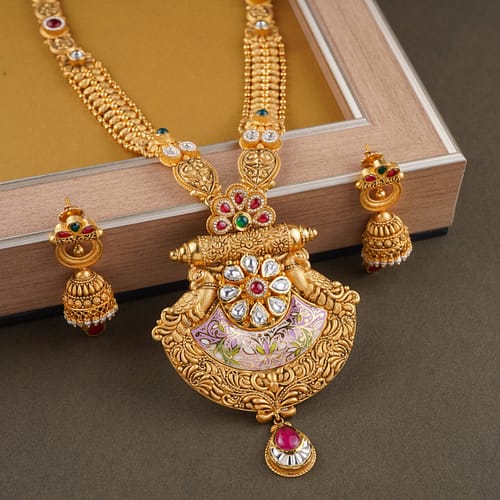 Long Antique Ranihar Sets