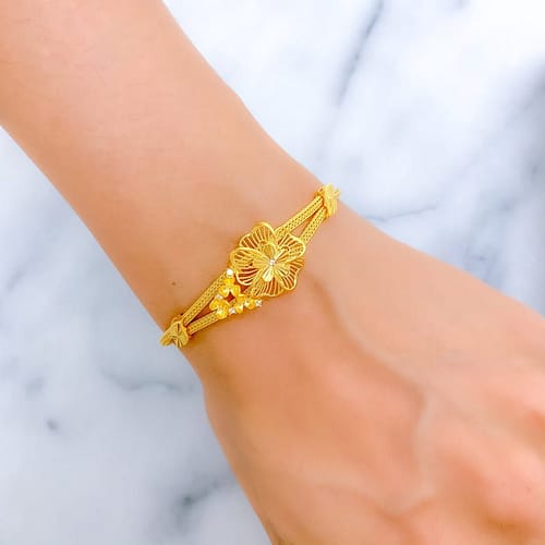Contemporary Floral Bracelet - Image 3