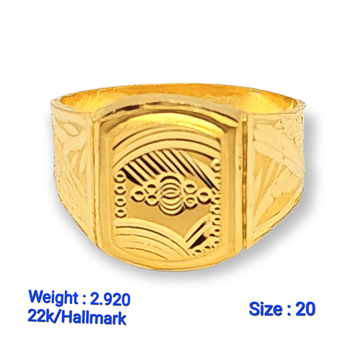 Gold Gents Ring