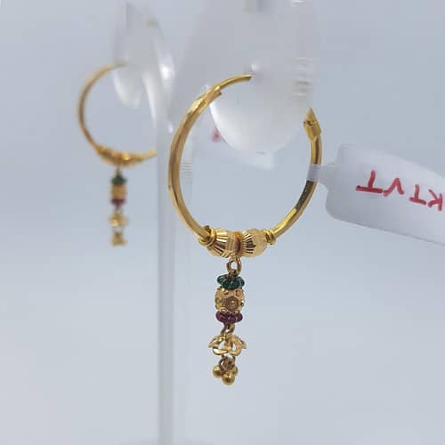 Trendy Hoops Style Gold Bali - Image 2