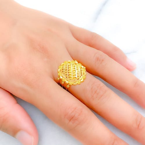 Exquisite Palatial Gold Ring - Image 4