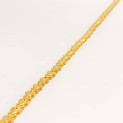Dressy Golden Leaf Bracelet - Image 5