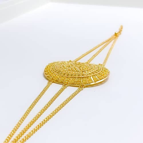 Oval Dome Statement Bracelet - Image 4