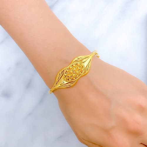 Radiant Marquise Ball Bangle Bracelet - Image 3