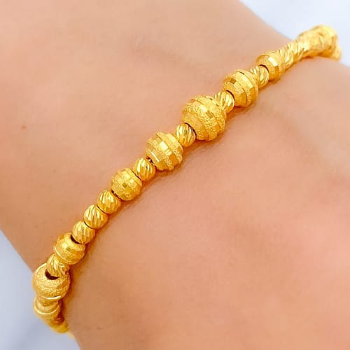 Everyday Striped Orb Bracelet - Image 2